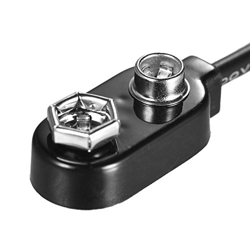 Clipe bateria de 9V Converter Encaixe Conector 2,1 milímetros * 5,5 milímetros Feminino plug para Gu