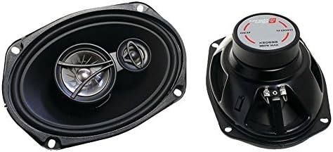 CERWIN Vega XED693 6" x 9" 350W Max / 45W RMS 3-Way Coaxial Speaker w/ 0.75” Balanced Metal Dome CV Tweeter Set …