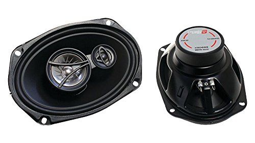 CERWIN Vega XED693 6" x 9" 350W Max / 45W RMS 3-Way Coaxial Speaker w/ 0.75” Balanced Metal Dome CV Tweeter Set … #1