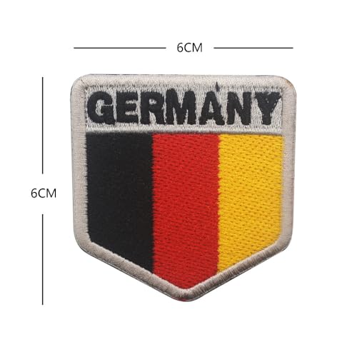 Tactical Patch Brassard Drapeau Allemand - Écusson Militaire Brodé Airsoft