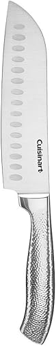 Miniatura 5 de Cuisinart Juego de cuchillos forjados de acero inoxidable martillado clásico de alto carbono con guarniciones de hoja de funda (juego de 17 piezas)