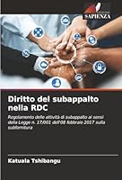 Diritto del subappalto nella RDC (Italian Edition) 6208998166 Book Cover