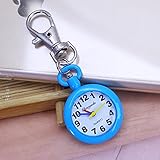 5.Eine große Casual Krankenschwester Uhr,schöne Geschenk Wahl - Präzise Analoges Quarzwerk - Einfache Fashion Stil - Silber Uhrengehäuse - Legierung haltbare Gehäuse