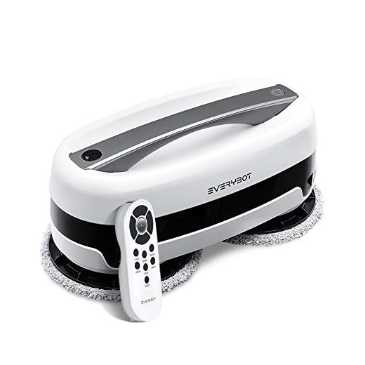 EVERYBOT 'Edge', Powerful Autonomous Smart Robot Mop for All Kinds of Hard Floor Care and Cleaning with Dual 5,700RPM Motors Controlled by Remote Control