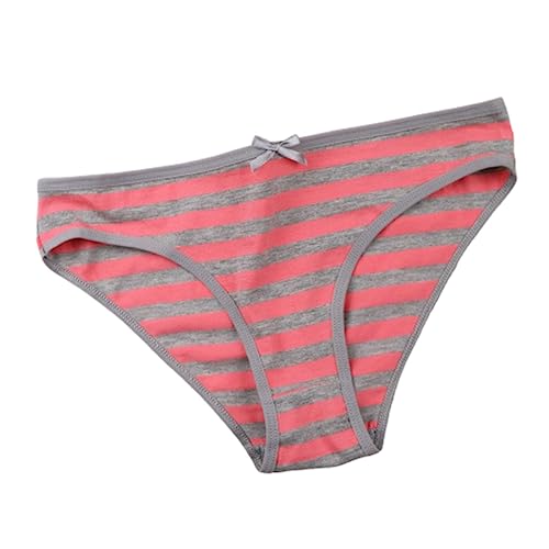 Bragas Mujer Algodon Bragas Menstruales Ropa Interior de algodón para Mujer Bikini básico Bragas Femeninas Bragas Menstruales Pack Bragas Mujer Algodon (Watermelon Red, S)