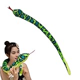 Genérico Giocattolo serpente en peluche serpente en peluche avec lumière |...