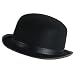 Jacobson Hat Deluxe Felt Derby Hat, Black, Adult, One Size