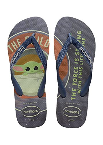 Chinelo Top Baby Yoda, Havaianas, Adulto Unissex, Cinza Gelo, 43/44