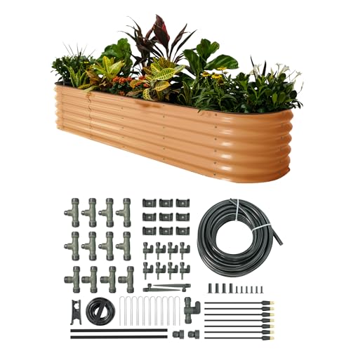 Vego garden 9N1 Raised Garden Bed Kits with Garden Irrigation Kit