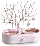 【Diseño único】 Hermoso diseño de rama con gancho de árbol, diseño cómodo y práctico que puede satisfacer diferentes necesidades de diferentes personas. Este diseño práctico puede mantener sus joyas ordenadas y ordenadas.