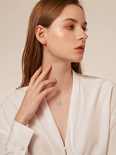 Schmuck Geschenke Silberkette Damen Kette Mädchen Herz Halskette Ankerkette Silber 925 Anhänger Ketten Weiß
