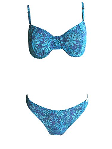 Preisvergleich Produktbild Solar Tan Thru Bügel-Bikini Blau / türkis, Gr. 38 B-Cup