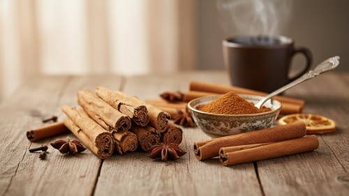Image of Parshutara Farm Sri Lankan Cinnamon Powder (Dalchini) 50g | Pure Ceylon Cinnamon | Aromatic Garam Masala Spice for Cooking & Health