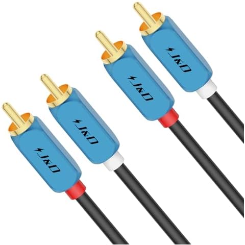 J&D 2RCA Male to Male Audio Cable Cover