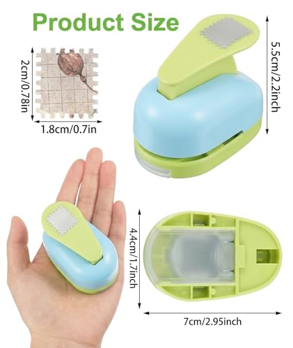 Image of Stamp Punch Tool for Crafting and Scrapbooking