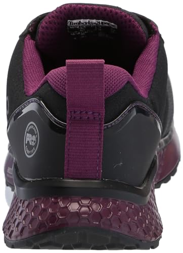 Timberland PRO Timberland PRO Women's Reaxion Composite Safety Toe Athletic Work Shoe, Black/Purple, 5.5