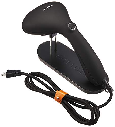 iSTEAMER(アイスチーマー) 衣類スチーマー ハンガースチームアイロン 除菌・消臭・花粉症対策 25秒時短スチーム 580gの超軽量 IST-BK(ブラック)