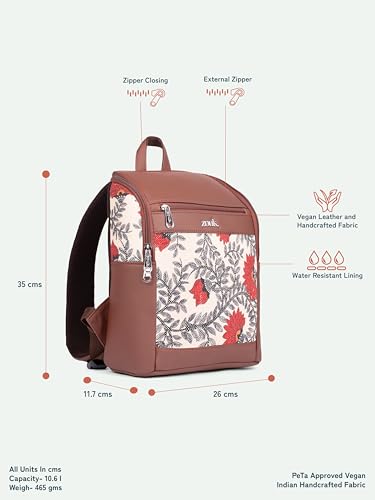 Image of ZOUK Amalia Daypack |Padded Tablet Compartment | Adjustable Straps | Water-Resistant | Men and Women | Daily Use | Lightweight |Smart & Compact |Comfortable & Stylish