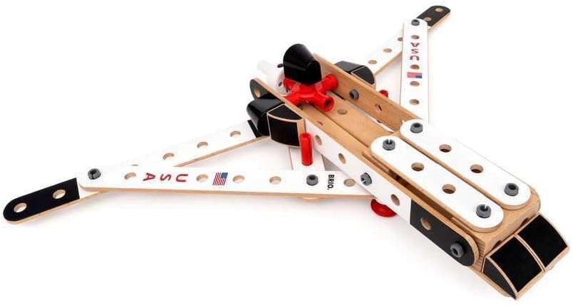 BRIO Builder - 34607 Apollo Saturn V | 91-Piece Educational Construction Toy for Kids Aged 3 Years Up