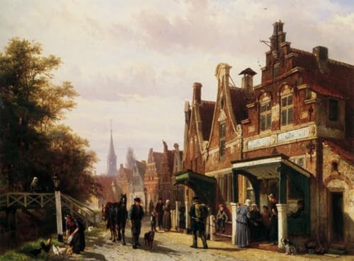 Tableau Toile Rue Cornelis Springer 60x90cm Déco Art