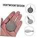Kisangel 6Pcs Stainless Steel Training Targets Durable Lightweight Convenient Design for Outdoor Shooting Practice for Improving Accuracy and Skills