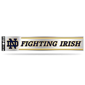 Rico Industries Tailgate Sticker, 3 x 17-inches, Notre Dame Fighting Irish