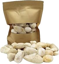 احجار طبيعية مصقولة وعالية الجودة بتصميم حصى لتزيين اواني الزهور والفازات وحوض السمك ولديكور الحديقة والمنزل وحفلات الزفاف وزن 1700