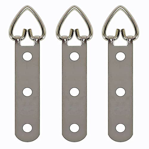 Image of Large Extra Heavy Duty 3 Hole Hanger with Screws (25 Pack)