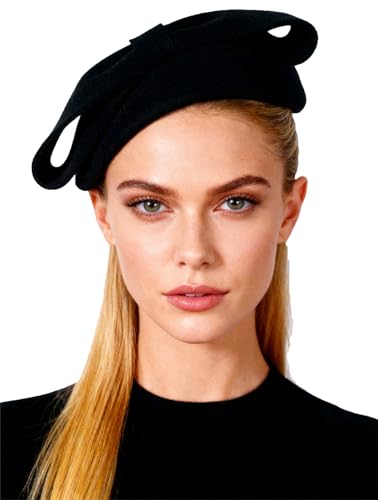 Sombrero Fascinator de Fieltro para Mujer miniatura 1