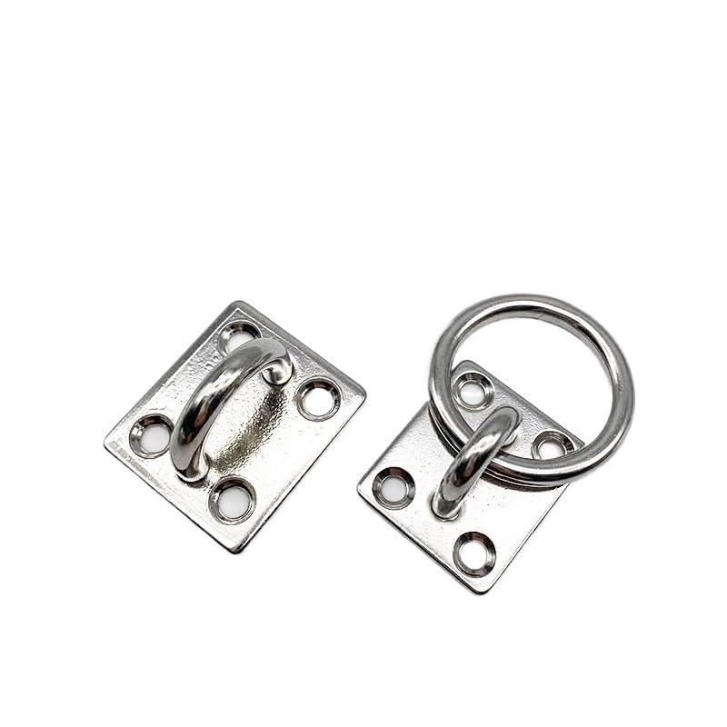 Œillets carrés en acier inoxydable 316 pour voile d'ombrage durable