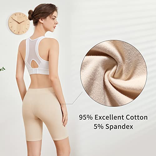 Migbean Women's Cotton Boy Shorts, Women's Boxer Briefs Underwear Anti Chafing Boy Shorts Panties, Bike Shorts, Seamless #TOP2
