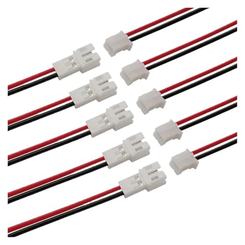 Connecteur JST-PH 2 broches mâle femelle rallonge 26 AWG pour micro batterie