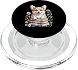 Photo Gallery pembroke welsh corgi bookworm flowers book reading books popsockets popgrip per magsafe Photo Gallery pembroke welsh corgi bookworm flowers book reading books popsockets popgrip per magsafe