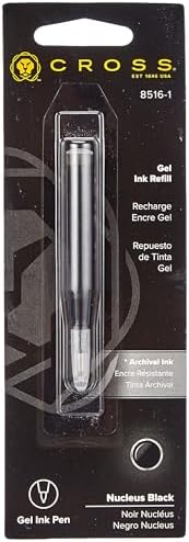 Cross Gel Refill, Black, Medium, Replacement Pen Cartridge for Pens image 4