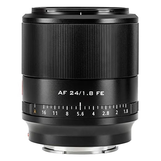 VILTROX FE 24 mm f/1.8 F1.8 Lente grande angular de foco automático de armação total para Sony E Mount a7 a6500