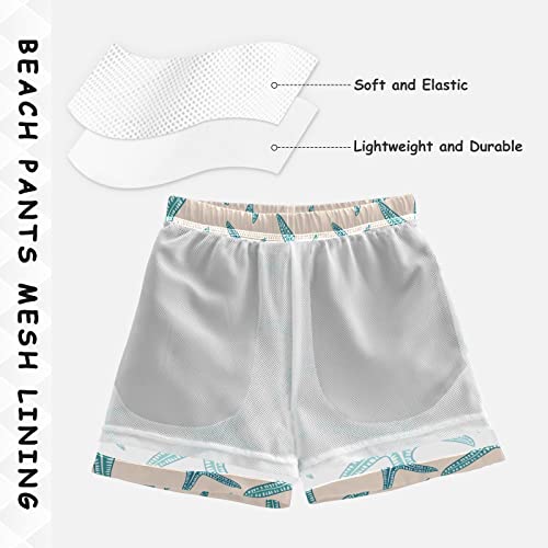 Charming Starfish Boys Swim Trunks Kids Beach Board Shorts Swimsuit 3-14 Years-2T4