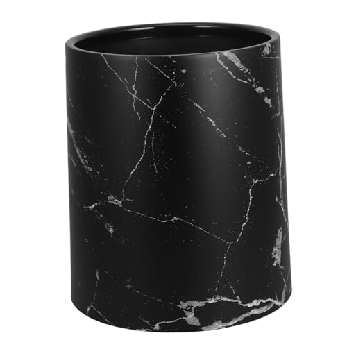 Didiseaon 1stück Marmor-muster Abfalleimer Aus Kunststoff Stilvoller Müllbehälter Für Badezimmer Küche Büro Praktischer Und Langlebiger Papierkorb Für Täglichen Gebrauch