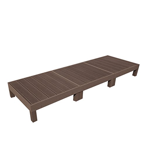 Amazon.co.jp: 人工木ウッドデッキ 縁台 3点セット 樹脂 デッキ