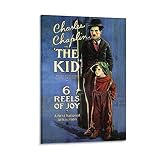 DRYFAL Tableaux sur Toile Film The Kid (1921) Charlie Chaplin John 2 Salon d’Art Mural 30x40cm sans Cadre