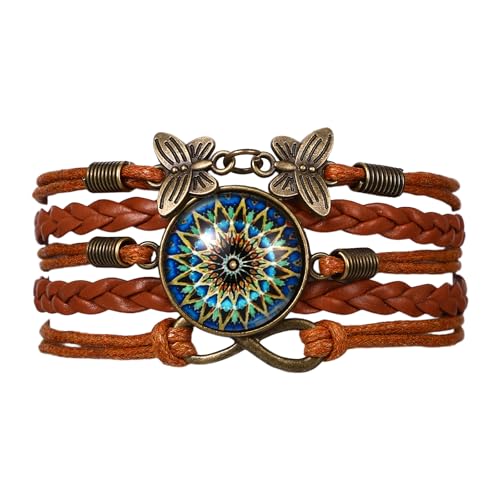 Bracelets tressés en cuir bohème marron pour sublimer vos tenues d'été