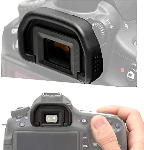 Œilleton De Viseur Komet Pour Canon EOS (Lot De 2) - Compatible 90D, 80D, 70D, 5DII, 6DII - Pour Porteurs De Lunettes, Protection