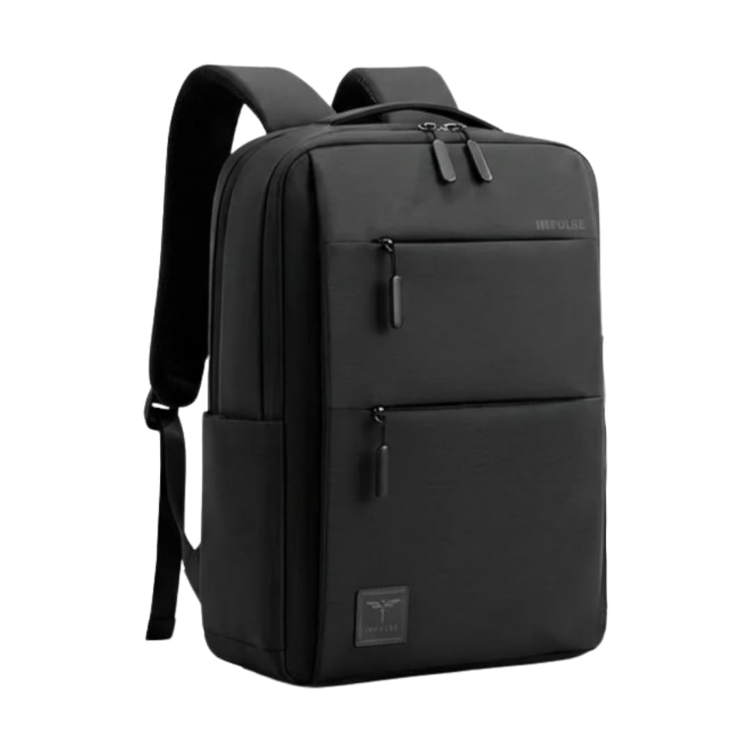 Empowerelite 25L Unisex Water Resistant Travel 4 Compartment Laptop Backpack With USB Charging Port/Office/School/College/Business Bag Fits Up To 16 Inch Laptop With 1 Year Warranty (Black)-image-3