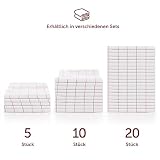 Blumtal Premium Geschirrtücher 10er Set 50x70cm - Küchentücher Baumwolle - OEKO-TEX zertifizierte Geschirrhandtücher - Abtrockentücher Küche - Geschirrtücher rot - waschbar bis 95°C - Handtücher Küche