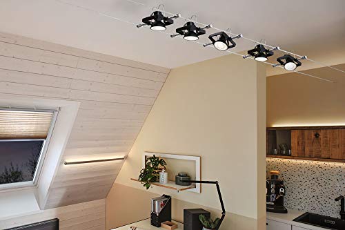 Paulmann 28872 LED Reflector Light Bulb GU5.3 12V 445lm 6.5W 4000K Black Matt Dimmable Lamps - Image 3