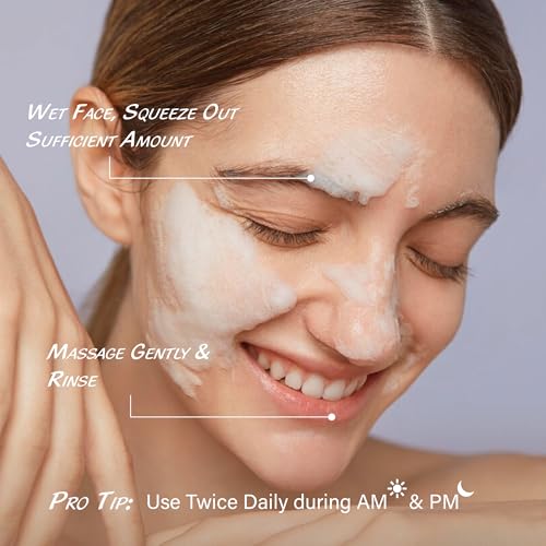 Image of Raissa Colloidal Oatmeal Face Wash Cleanser for Sensitive Skin, 50ml | Hypoallergenic, Fragrance Free, pH Balanced Silicone Free | For Men & Women