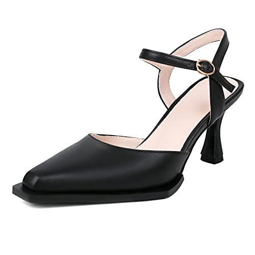 Escarpins noirs bout fermé anti fatigue pour mariage taille 37