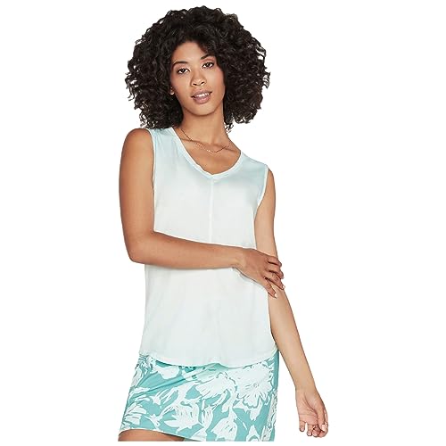 Débardeur Col V Skechers Hatha Diamond Wash pour yoga et fitness