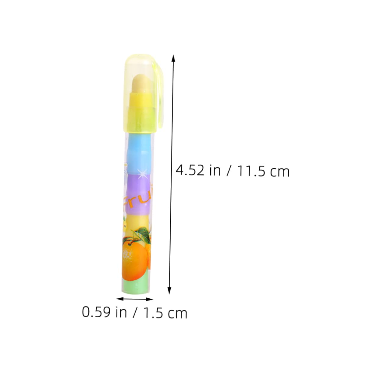 Homoyoyo 36 Pièces Set de Gommes Fruits Détachables pour Garçon Fille Gommes Colorées Forme de Stylo pour École et Fêtes Fournitures Scolaires Amusantes et Pratiques