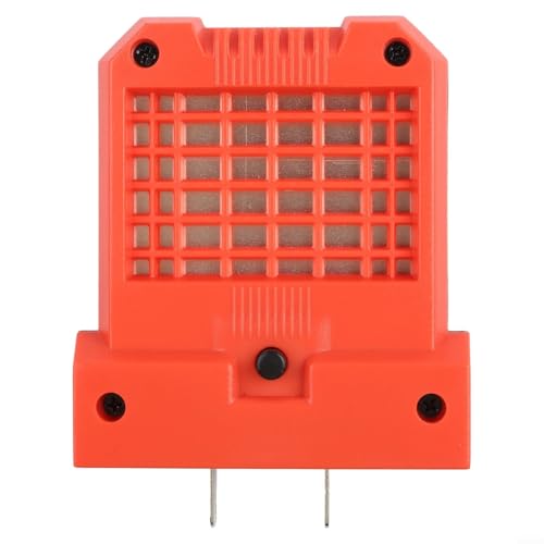 14W LED Work Light Attachment for 12-72V Power Tool Lithium Batteries, Adjustable 19-41mm Socket, Compact Flood Lantern for Outdoor or Jobsite Use(red)