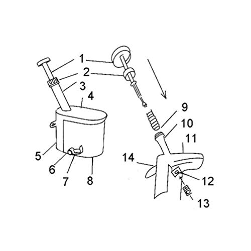 Hemoton – Conjunto de cerejas com recipiente para apanhador de pedra, removedor de frutas e costelet
